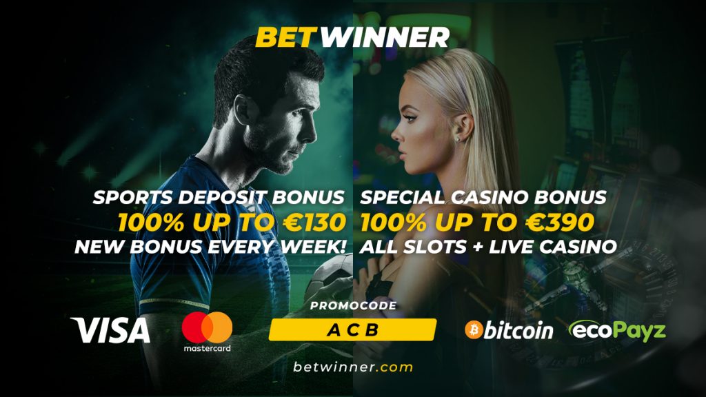 betwinner casino welcome bonus banner