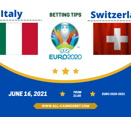 Italy vs Switzerland: Goals prediction Euro 2020