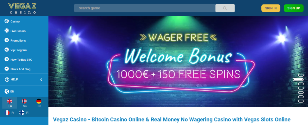 vegaz-casino-review-screenshot