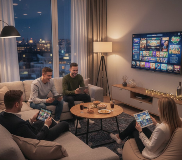 people-playing-games-home